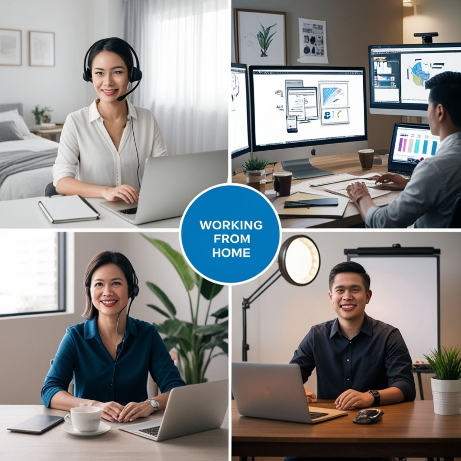 Remote team working